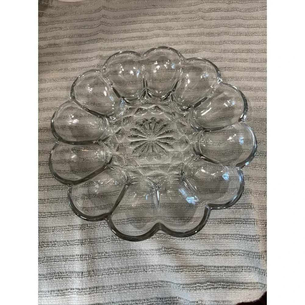 Vintage Anchor‎ Hocking Heavy Clear Glass 10